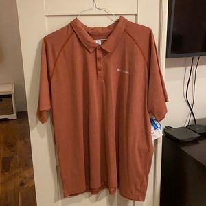 Men’s XXL Columbia Omni Shade Polo - Burnt Orange